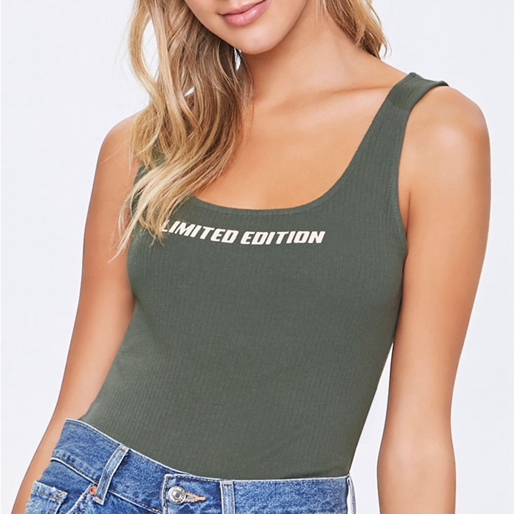 Forever 21 Ribbed Limited Edition Bodysuit